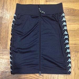Kappa Front Zip Side Detail Mini Skirt